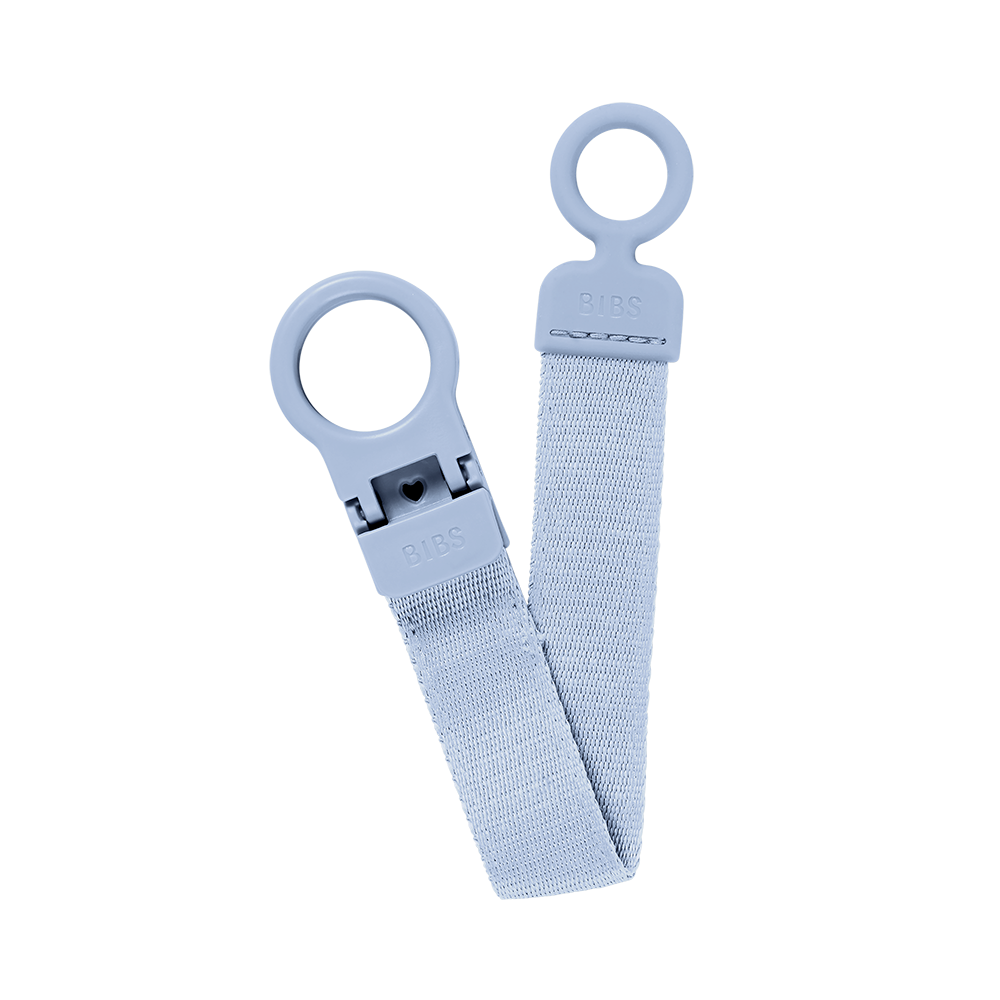BIBS Pacifier Clip Loop - Dusty Blue