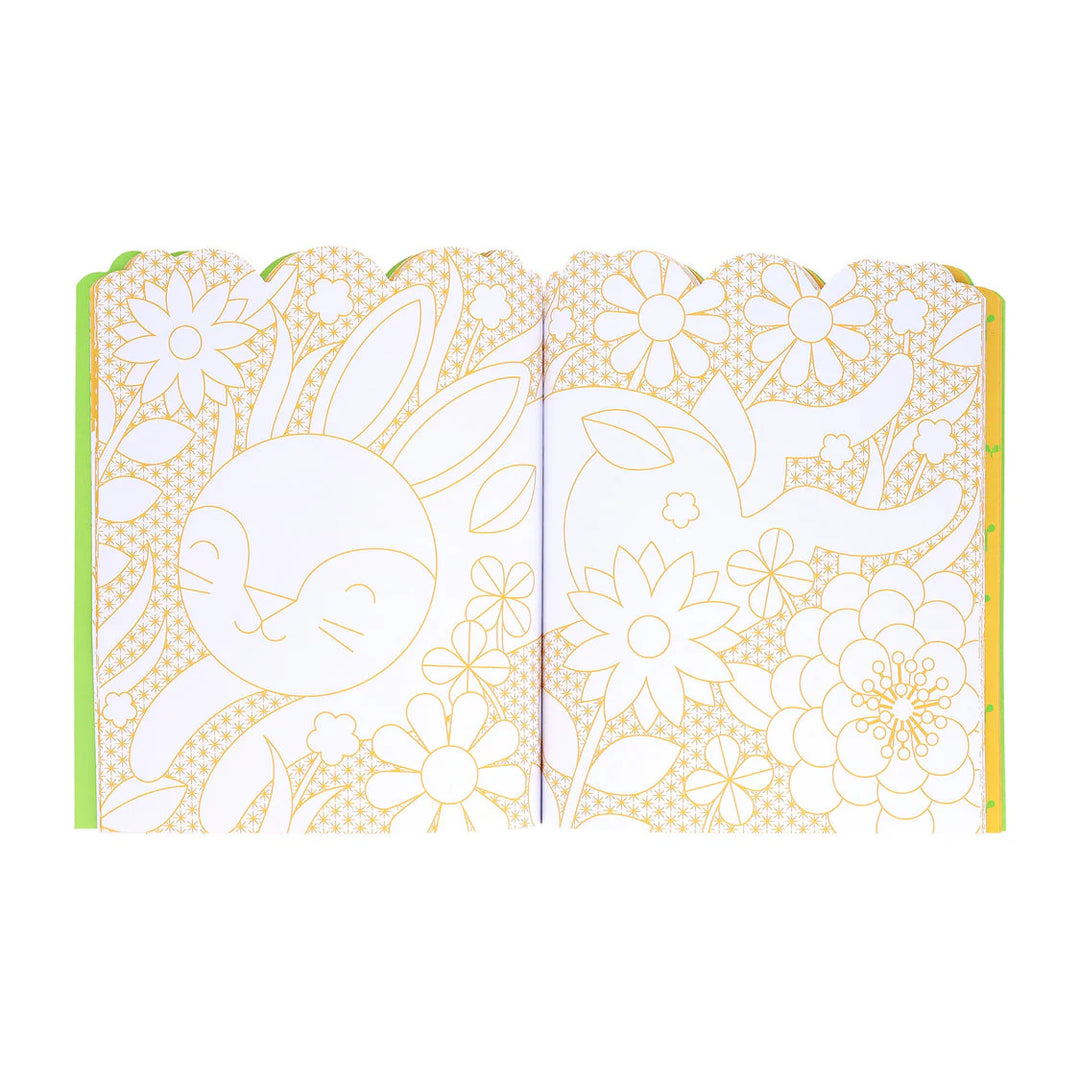 PETIT COLLAGE - COLOURING BOOK WITH STICKER | BUNNIE