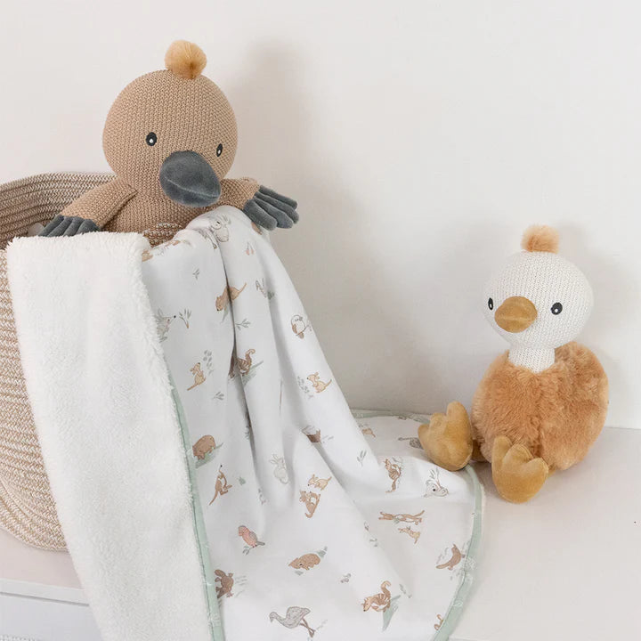 Living Textiles Sherpa Blanket - Australiana