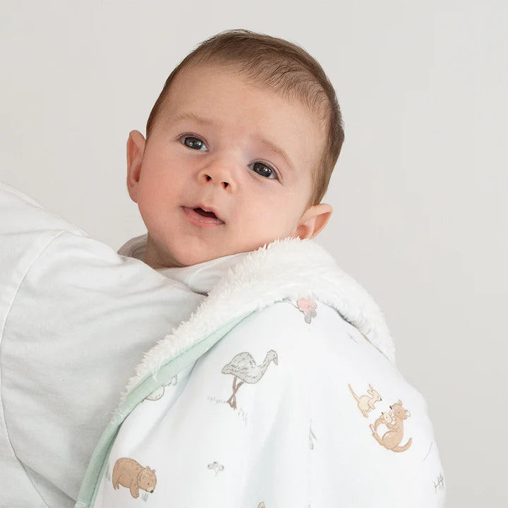 Living Textiles Sherpa Blanket - Australiana