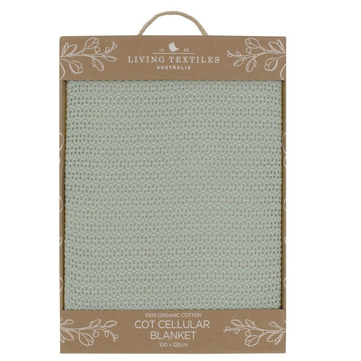 Living Textiles ORGANIC COT CELLULAR BLANKET