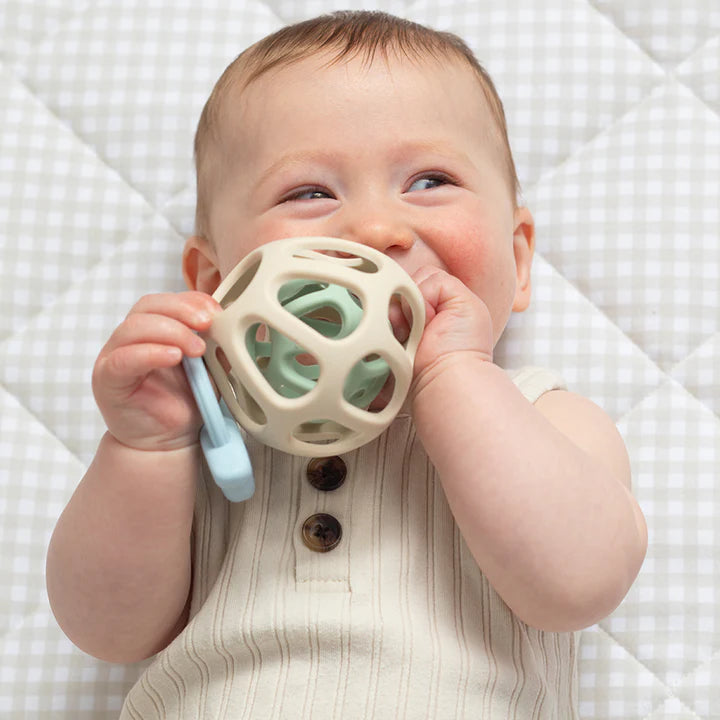 Living Textiles Organic Jersey Quilted Cot Comforter - Tractor Ride