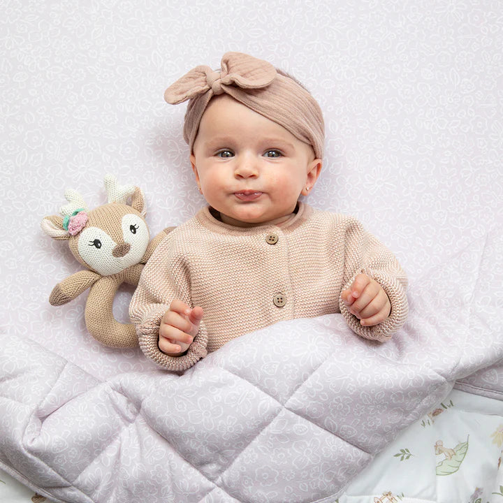 Living Textiles Organic Reversible Cot Comforter - Whimsical Wonderland