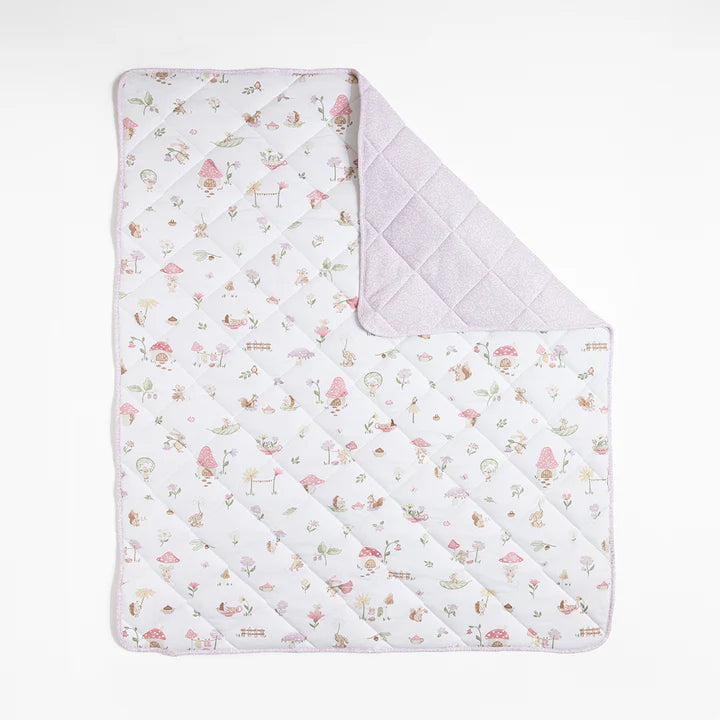 Living Textiles Organic Reversible Cot Comforter - Whimsical Wonderland