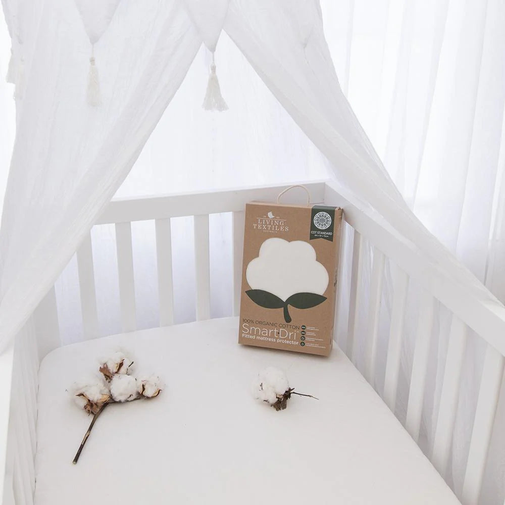 Living Textiles Organic Smart-Dri Mattress Protector - Cot