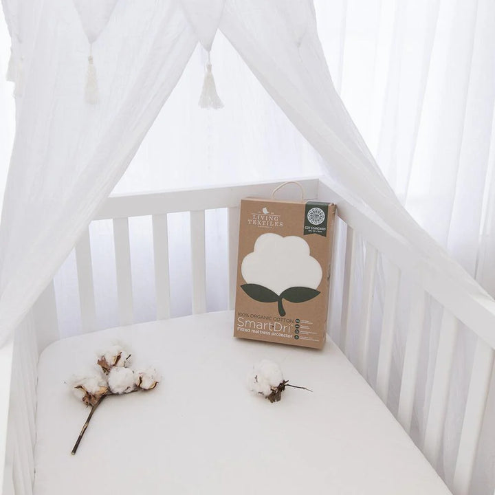 Living Textiles Organic Smart-Dri Mattress Protector - Cot