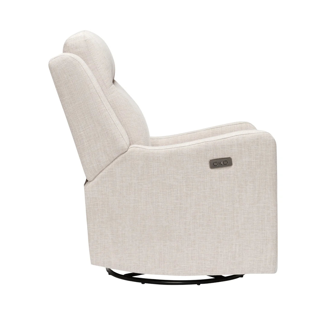 Il Tutto Henry Electric Recliner Glider Chair with USB - Egg Shell
