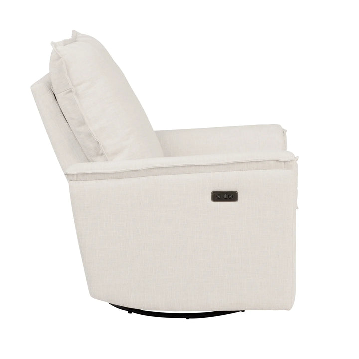 Il Tutto Louie Electric Recliner Glider Nursery Chair in Eggshell