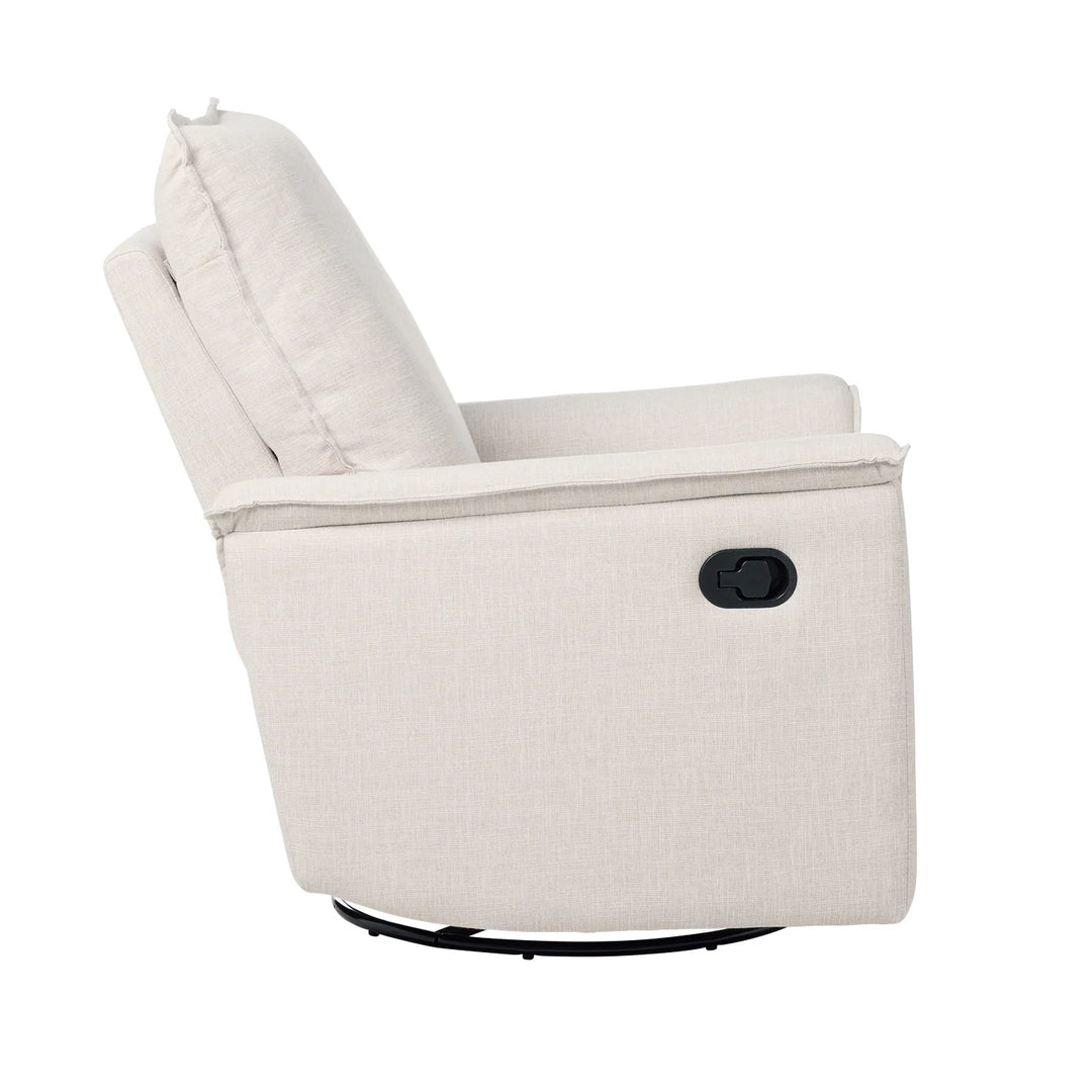 Il Tutto Louie Recliner Glider Nursery Chair in Egg Shell