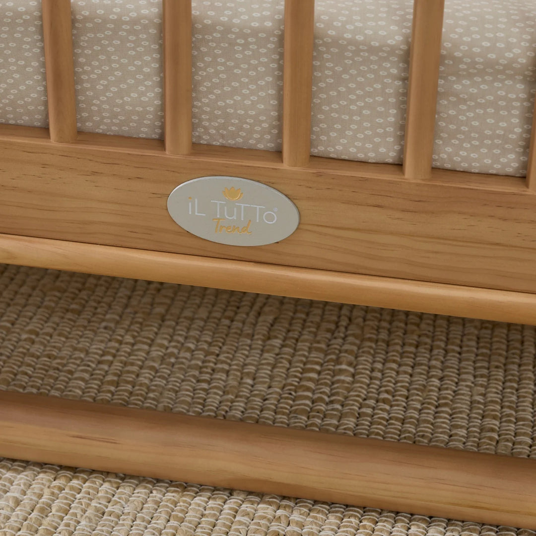 iL Tutto Luca Sustainable Timber Cot in Natural