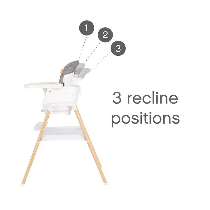 iL Tutto Nova Evolutionary High Chair in White Oak
