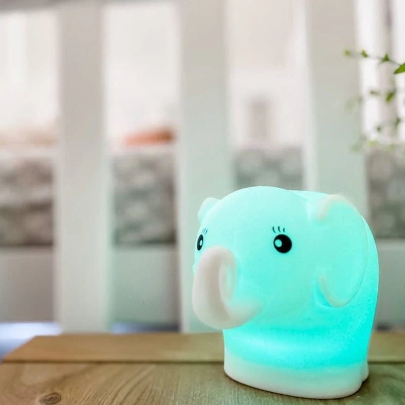 Baby Studio Soft Silicon Night Light - Elephant
