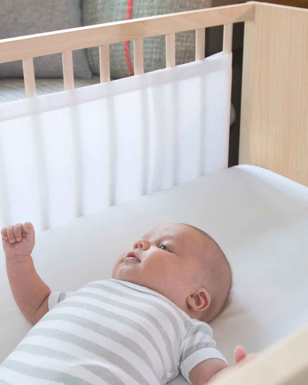 Airwrap Mesh Cot Liner 2 Sides - White
