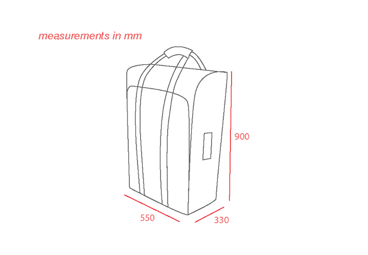 Valco Baby Universal Pram Travel & Storage Bags - Extra Large Single/Double Storage Bag (90cm x 55cm x 33cm)(A0327)
