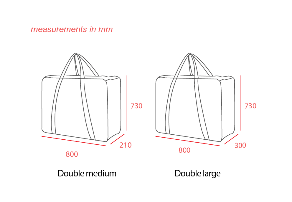 Valco Baby Universal Pram Travel & Storage Bags - Double Large 30*73*80cm(A9896)