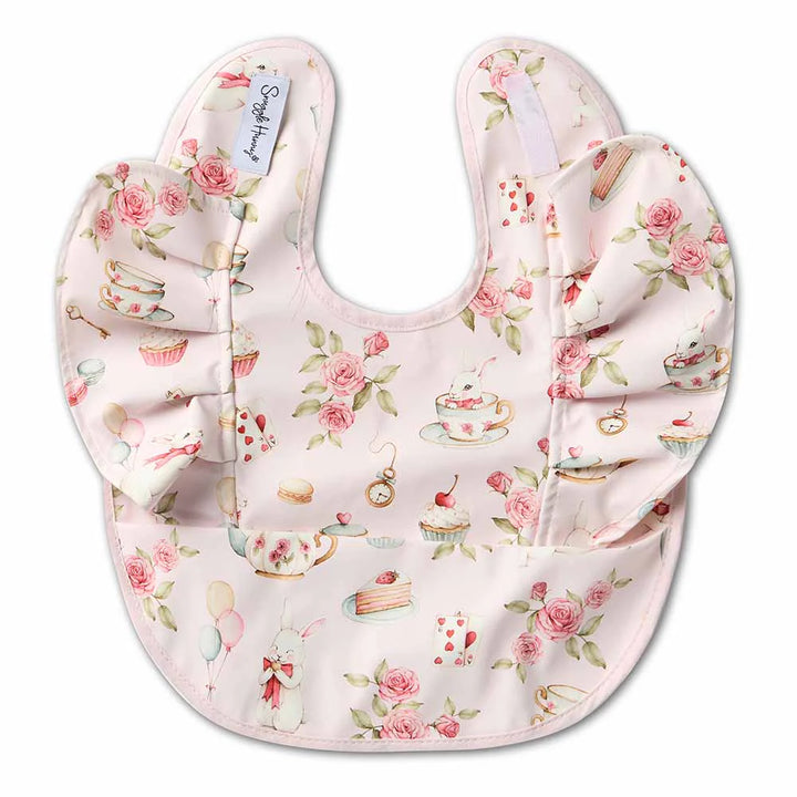 Snuggle Bib Waterproof - Alice’s Tea Party Frill