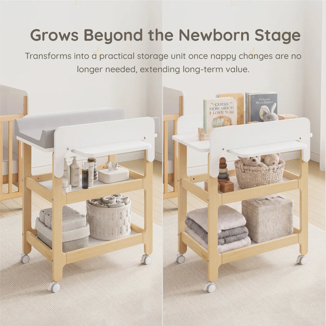 Boori Alva Ergonomic Changer - Barley Almond (B-AVCH/BAAD)