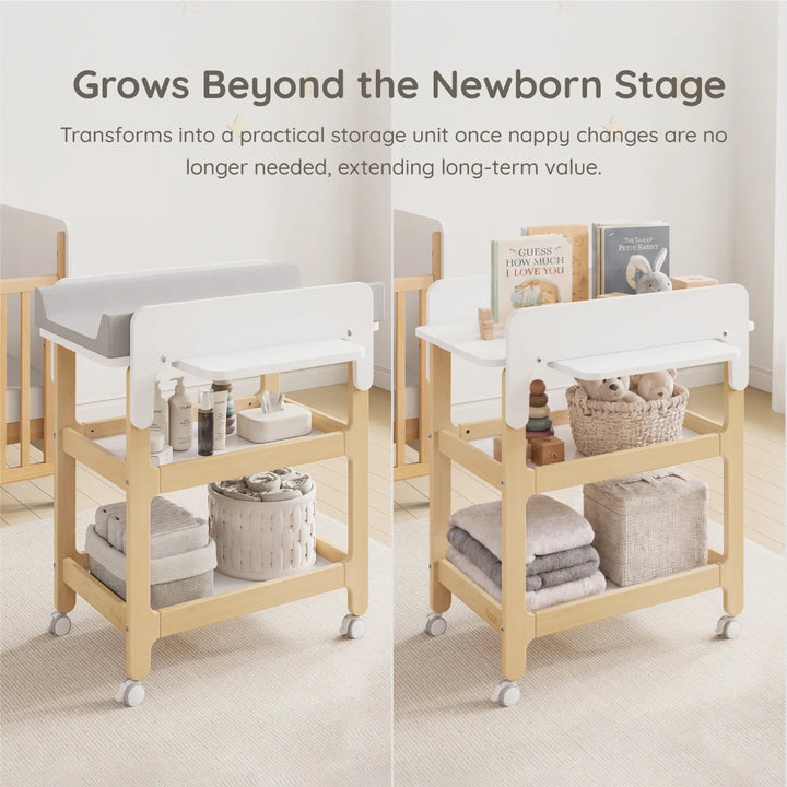 Boori Alva Ergonomic Changer - Barley Almond (B-AVCH/BAAD)