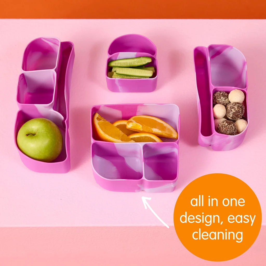 B.Box Silicone Bento Buddy lunchbox - electric jungle