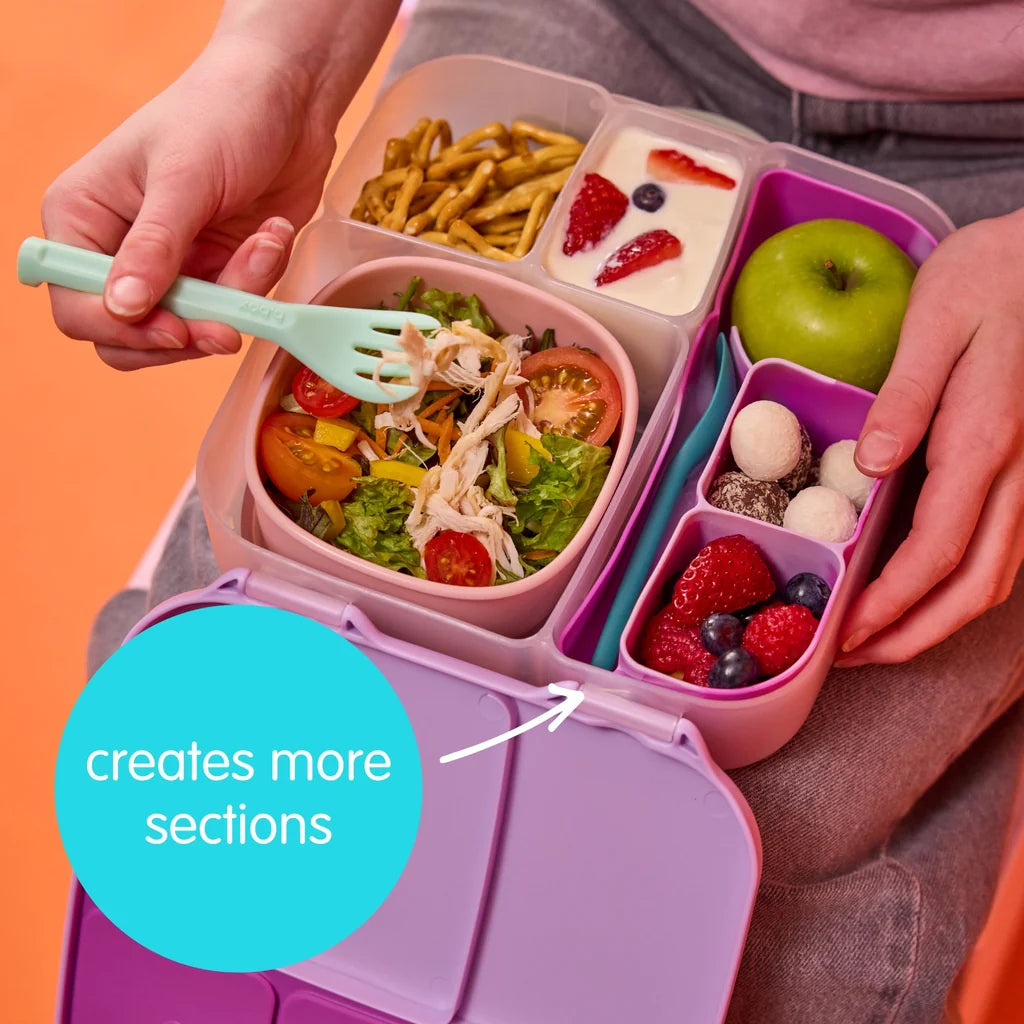 B.Box Silicone Bento Tray lunchbox - electric jungle