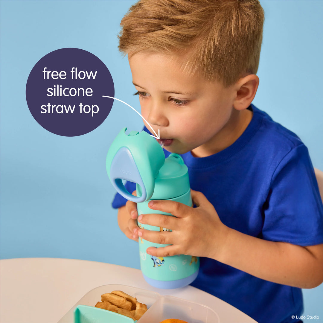 B.box  Insulated Drink Bottle 350mL - Bluey Playtime