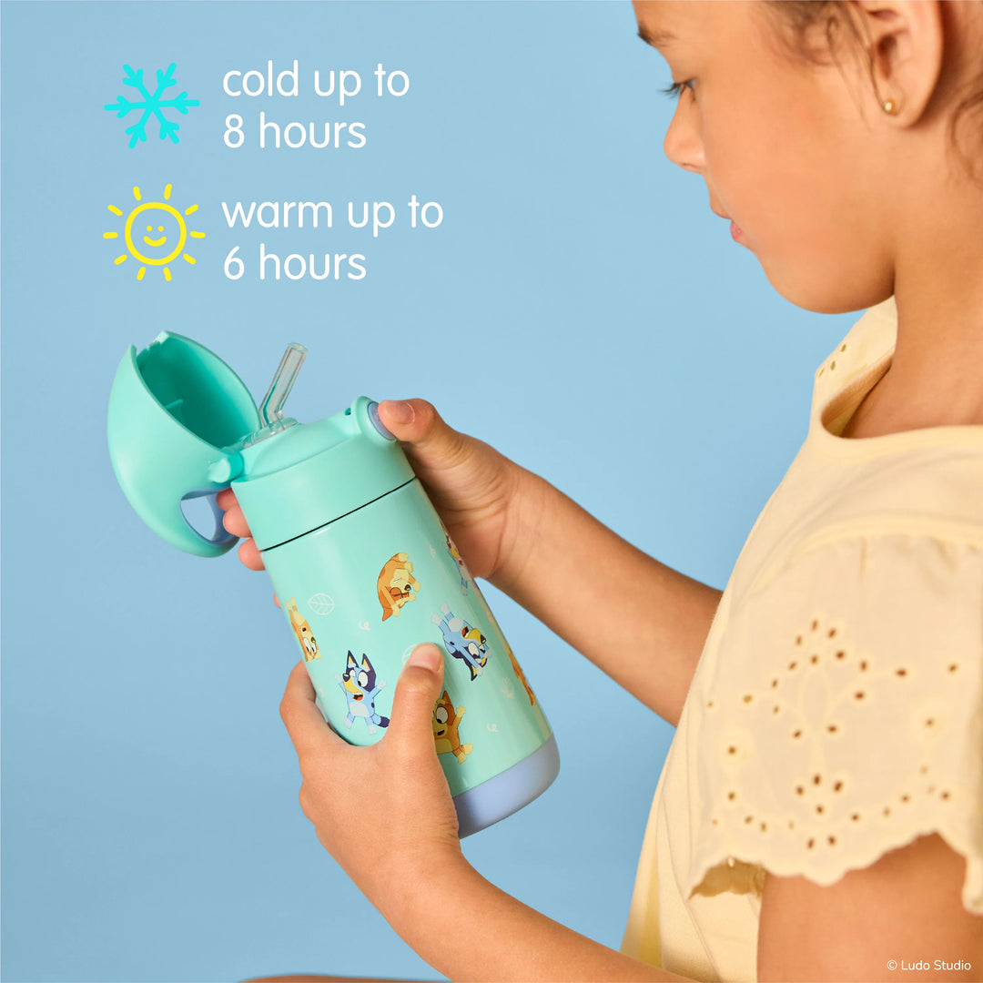 B.box  Insulated Drink Bottle 350mL - Bluey Playtime