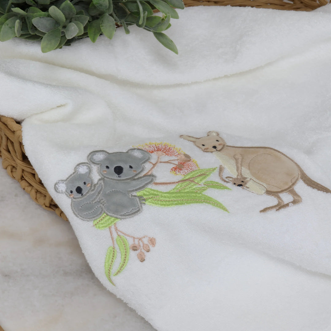 Bubba Blue Aussie Animals Bath Towel