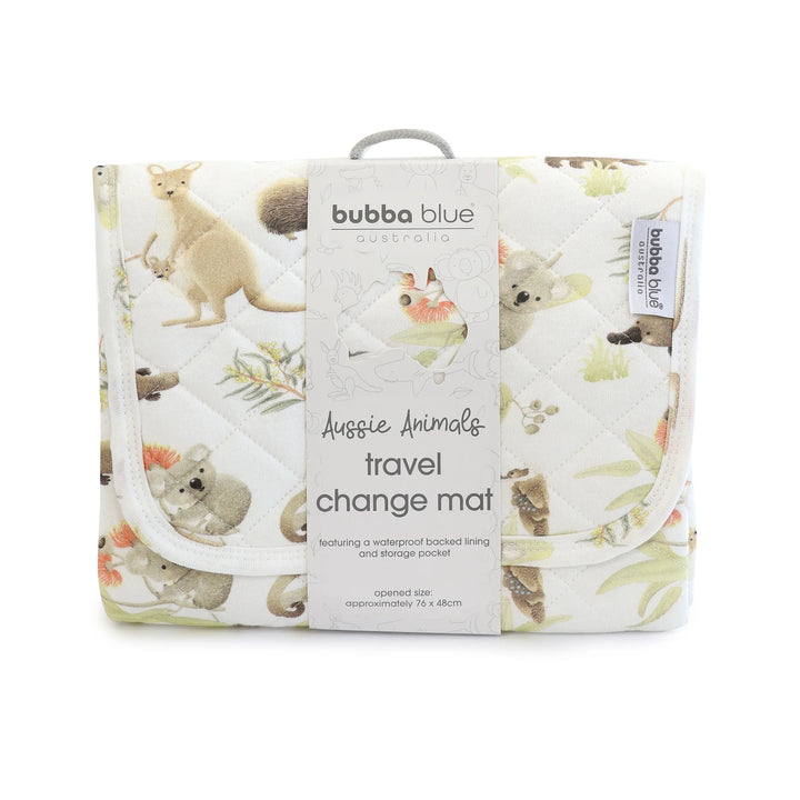 Bubba Blue Aussie Animals Travel Change Mat