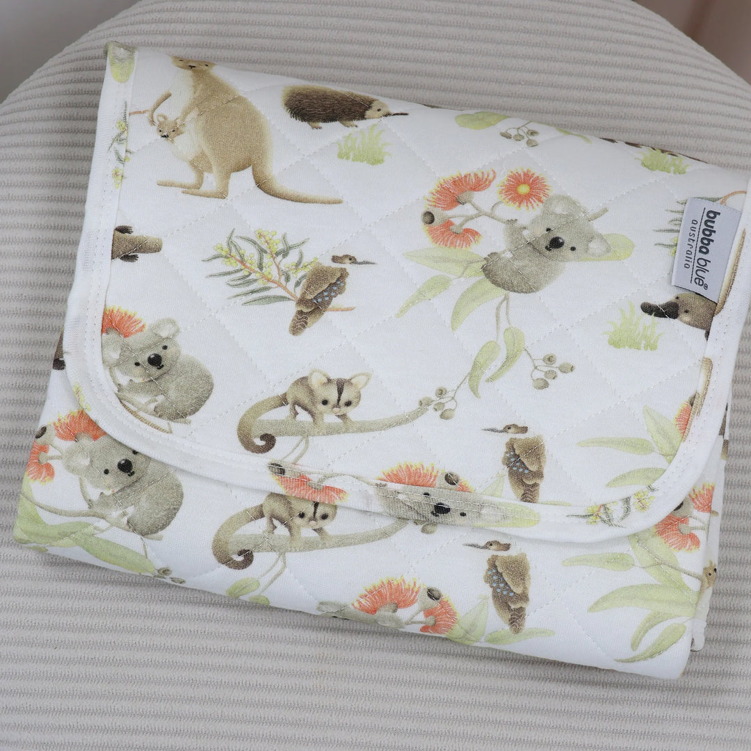 Bubba Blue Aussie Animals Travel Change Mat
