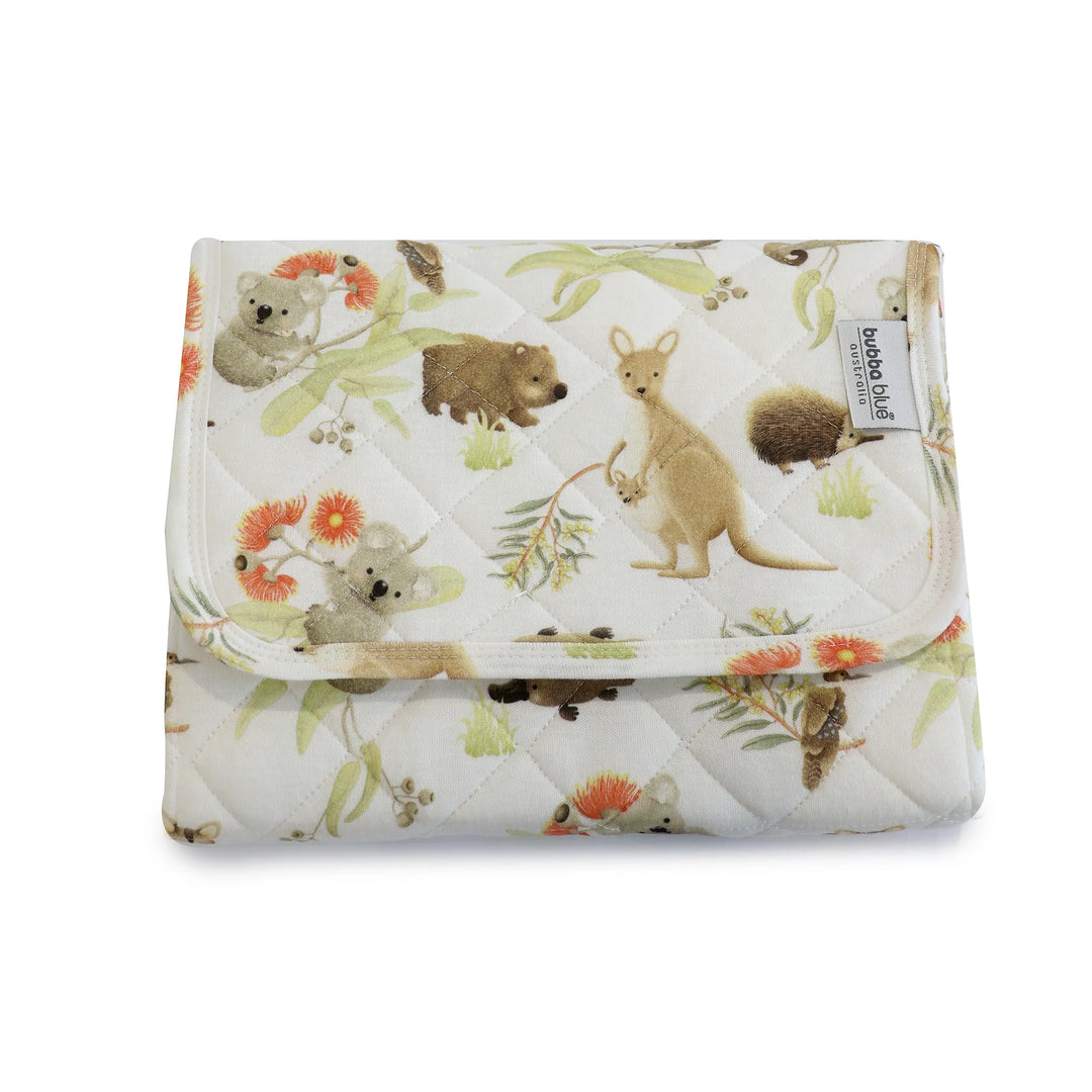 Bubba Blue Aussie Animals Travel Change Mat