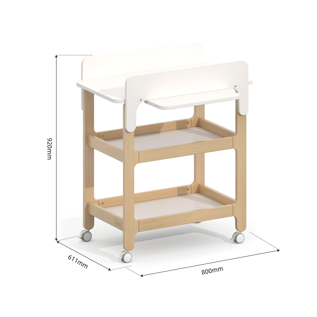 Boori Alva Ergonomic Changer - Barley Almond (B-AVCH/BAAD)