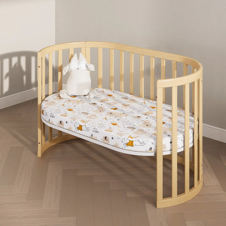 Boori Eden Oval Cot V22 Beech Wood - Beech(B-EDOCCOV22/BH)
