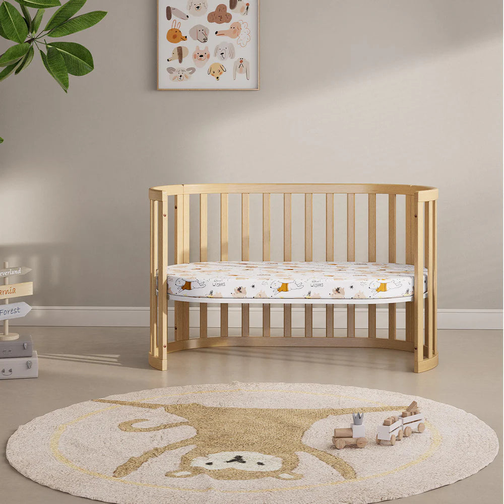 Boori Eden Oval Cot V22 Beech Wood - Beech(B-EDOCCOV22/BH)