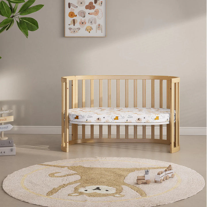 Boori Eden Oval Cot V22 Beech Wood - Beech(B-EDOCCOV22/BH)