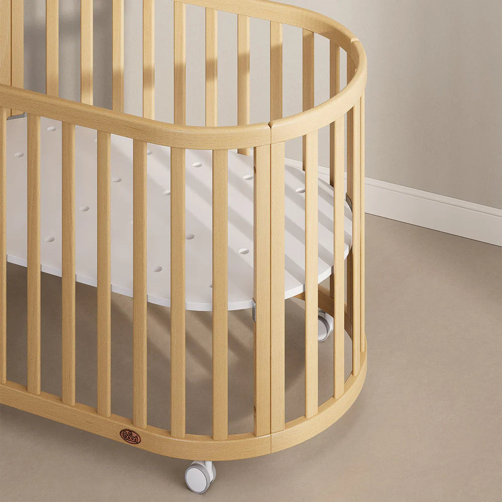 Boori Eden Oval Cot V22 Beech Wood - Beech(B-EDOCCOV22/BH)