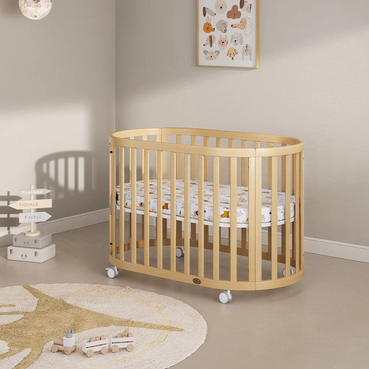 Boori Eden Oval Cot V22 Beech Wood - Beech(B-EDOCCOV22/BH)