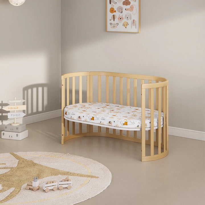 Boori Eden Oval Cot V22 Beech Wood - Beech(B-EDOCCOV22/BH)