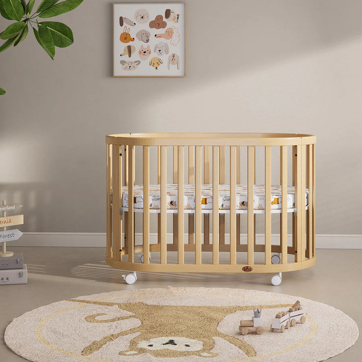 Boori Eden Oval Cot V22 Beech Wood - Beech(B-EDOCCOV22/BH)