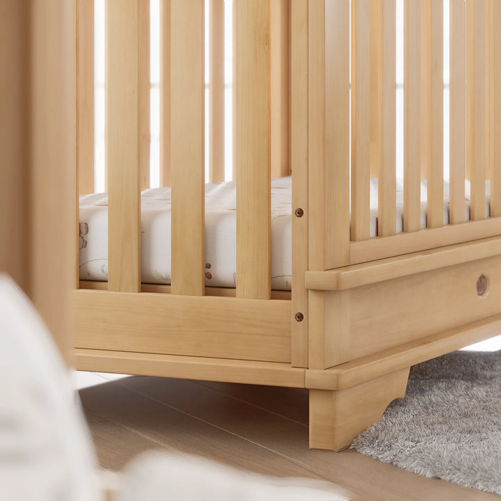 Boori Eton Convertible Plus Cot Bed - Almond(B-ETCPV26/AD)