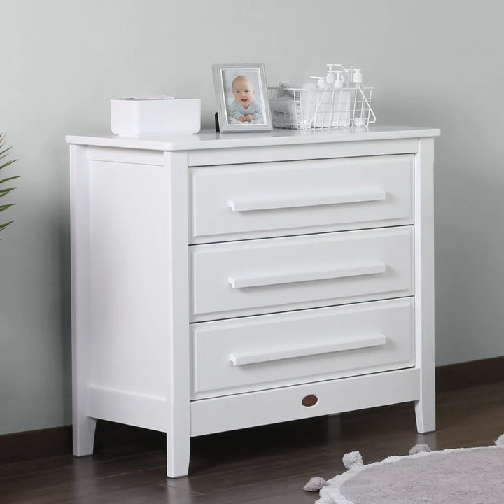 Boori Linear 3 Drawer Chest Smart Assembly-Barley White(B-LI3DCSA/BA)