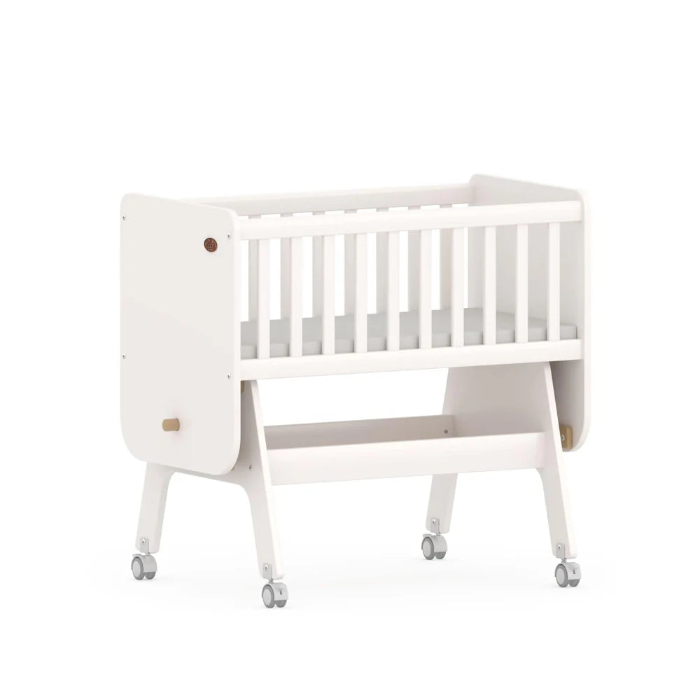 Boori Neat Rocking Cradle + Mattress-Barley and Almond(B-NERCV24/BAAD)