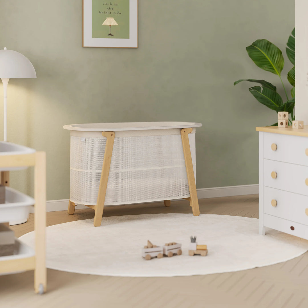Boori Nest Easy-store Compact Cot (Airflow Mattress included)( B-NTSCCOFMAT/SWBH)