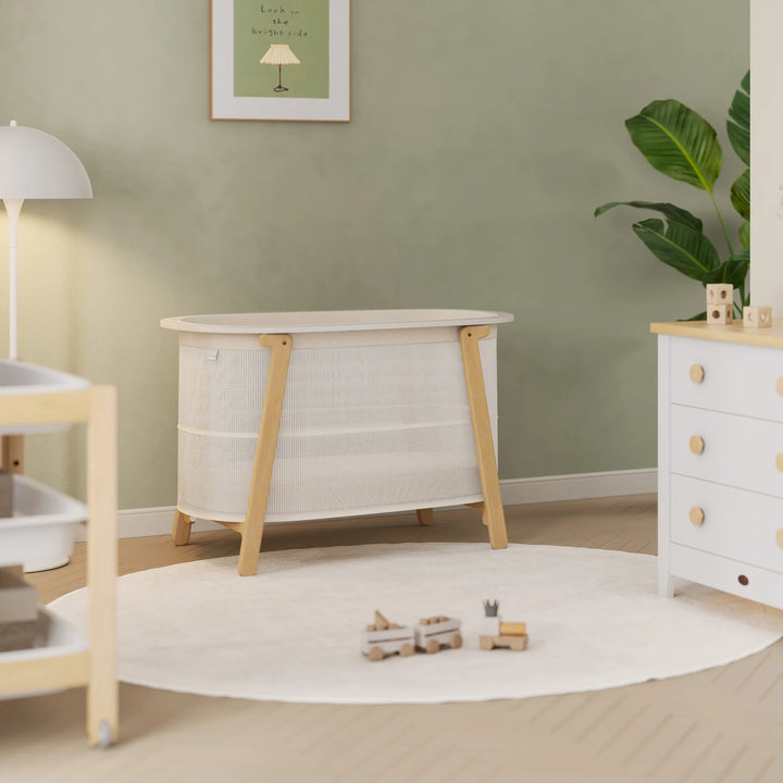 Boori Nest Easy-store Compact Cot (Airflow Mattress included)( B-NTSCCOFMAT/SWBH)