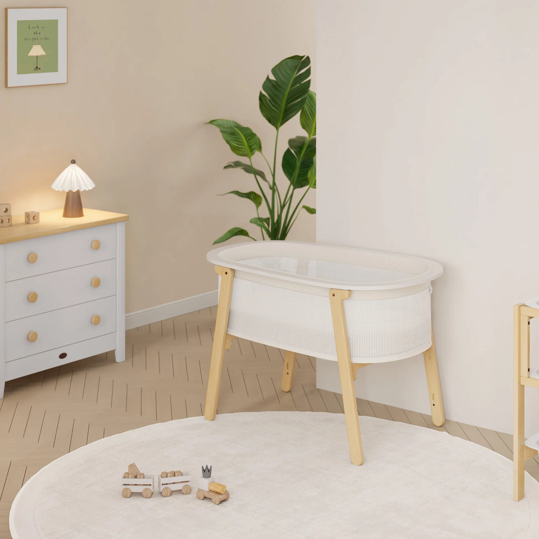 Boori Nest Easy-store Compact Cot (Airflow Mattress included)( B-NTSCCOFMAT/SWBH)