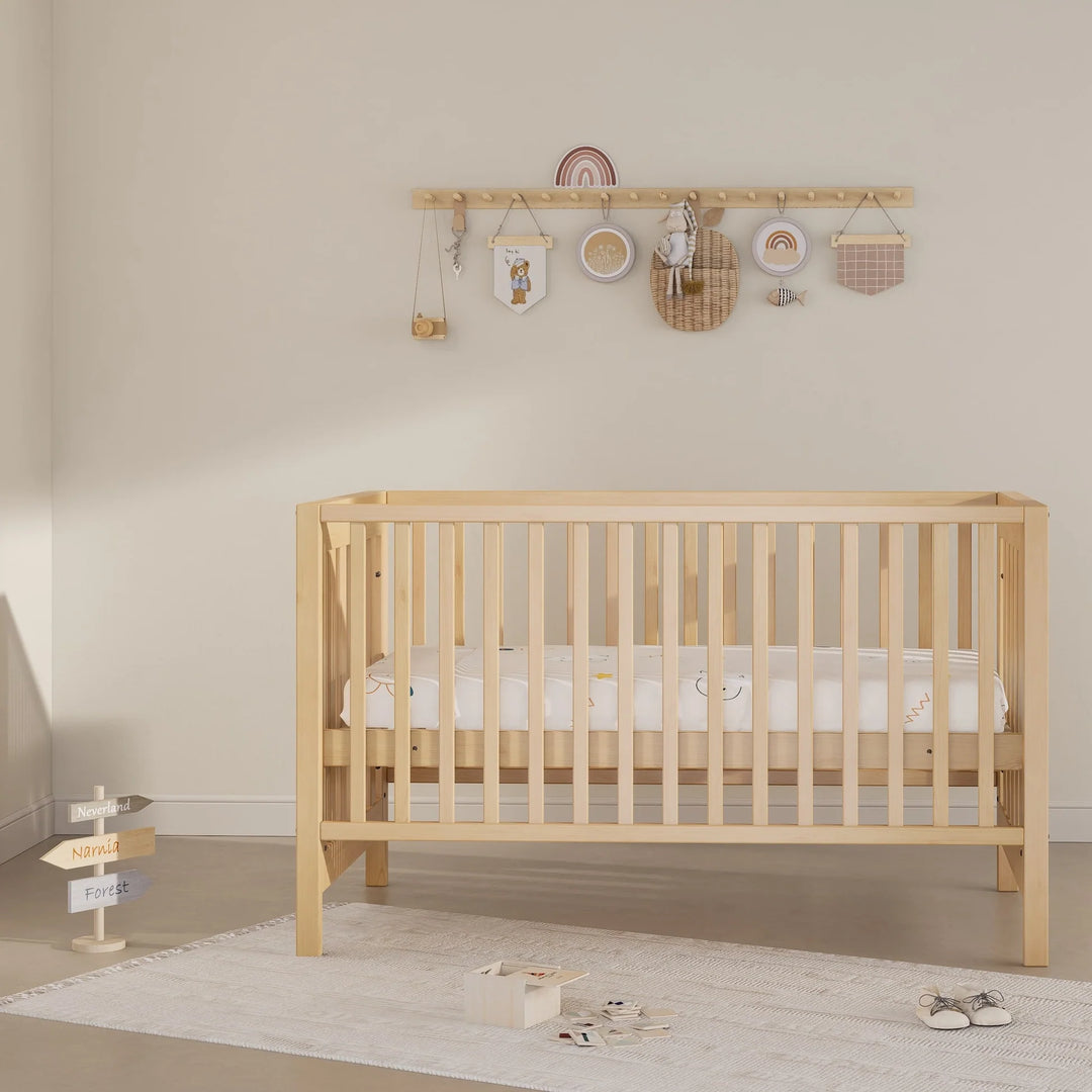 Boori Oslo Baby Cot - Barley White (B-OSCBV26/BA)