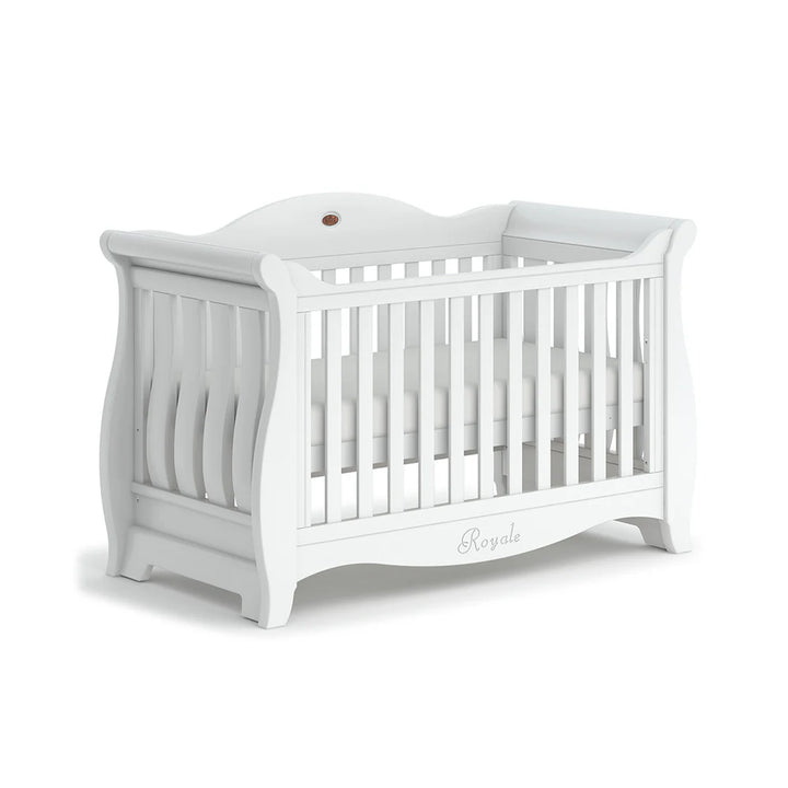Boori Sleigh Royale Baby Cot V23-Barley White(B-SLRCBV23/BA)