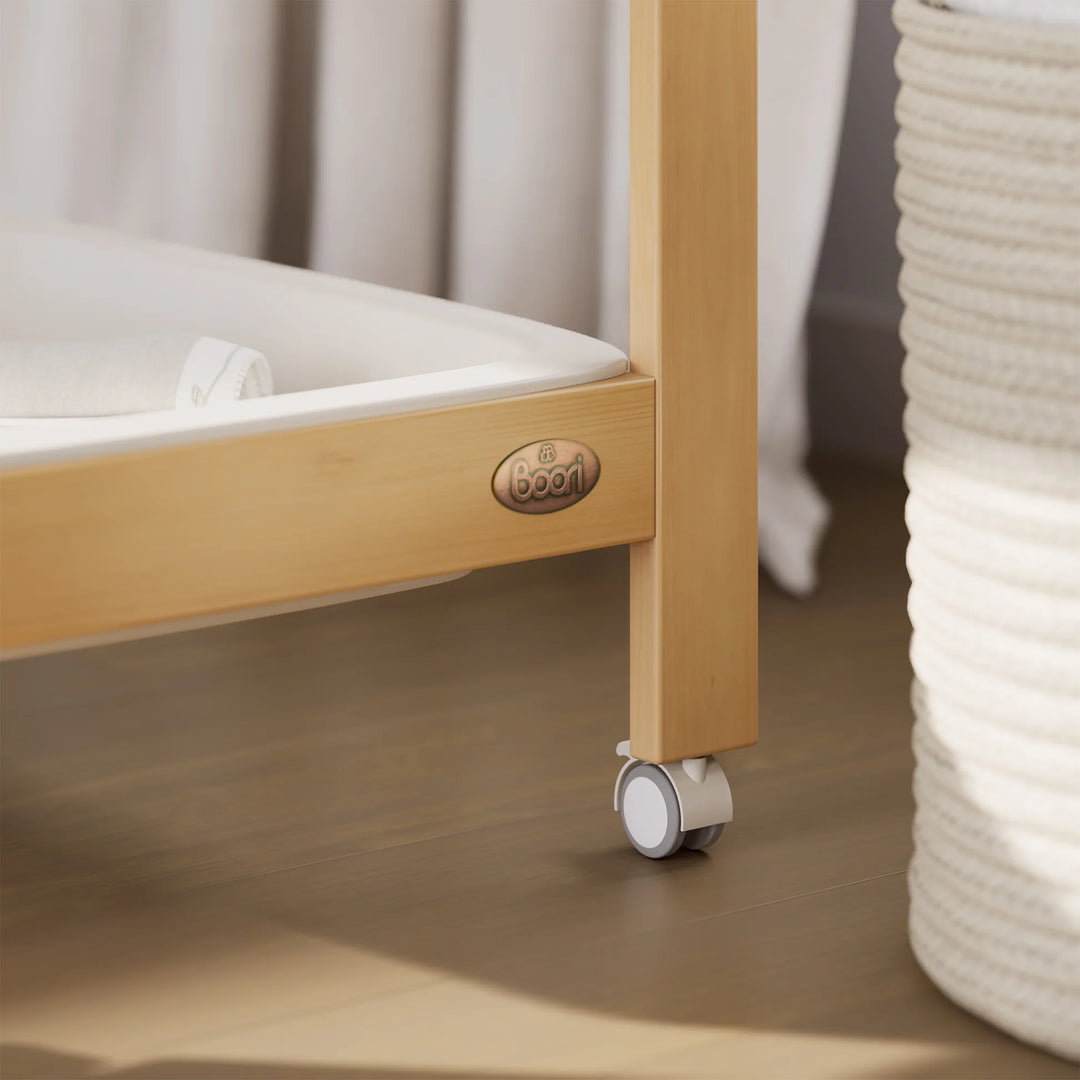 Boori Tidy Bassinet/Change Table - 2 in 1 - Almond(B-TIBASV26/AD)