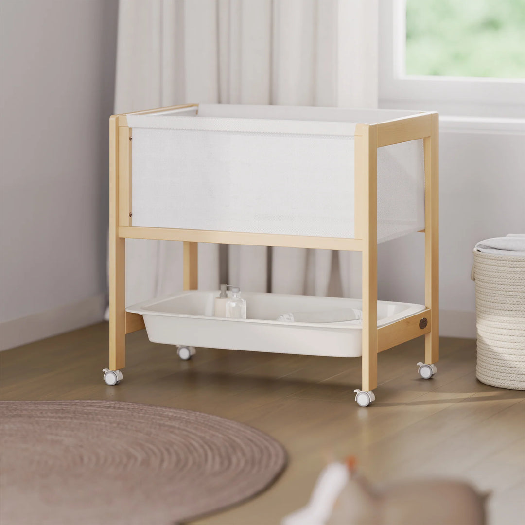 Boori Tidy Bassinet/Change Table - 2 in 1 - Almond(B-TIBASV26/AD)