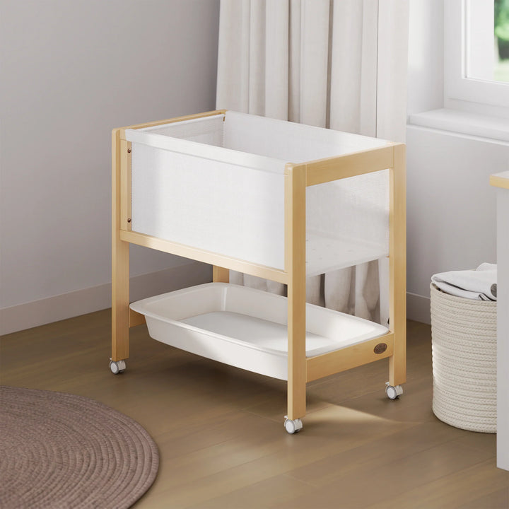Boori Tidy Bassinet/Change Table - 2 in 1 - Almond(B-TIBASV25/AD)