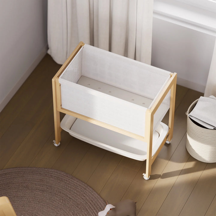 Boori Tidy Bassinet/Change Table - 2 in 1 - Almond(B-TIBASV26/AD)